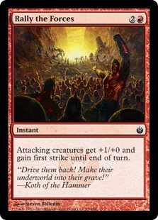 【ENG】【Foil】《軍団の結集/Rally the Forces》[MBS]