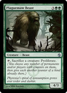 【ENG】【Foil】《疫病口獣/Plaguemaw Beast》[MBS]