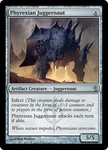 【ENG】【Foil】《ファイレクシアの巨大戦車/Phyrexian Juggernaut》[MBS]