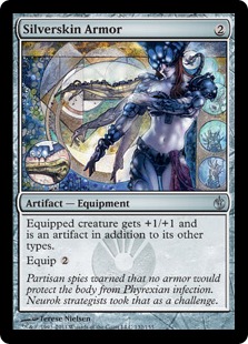 【ENG】【Foil】《銀皮の鎧/Silverskin Armor》[MBS]