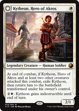 【ENG】【Foil】《アクロスの英雄、キテオン/Kytheon, Hero of Akros》[V17]