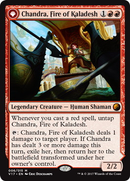 【ENG】【Foil】《カラデシュの火、チャンドラ/Chandra, Fire of Kaladesh》[V17]