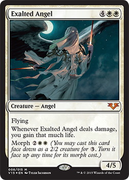 【ENG】【Foil】《賛美されし天使/Exalted Angel》[V15]