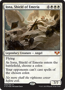 【ENG】【Foil】《エメリアの盾、イオナ/Iona, Shield of Emeria》[V15]