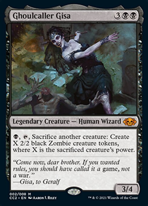【ENG】【Foil】《グール呼びのギサ/Ghoulcaller Gisa》[CC2]