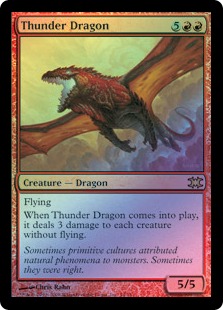 【ENG】【Foil】《雷のドラゴン/Thunder Dragon》[V08]