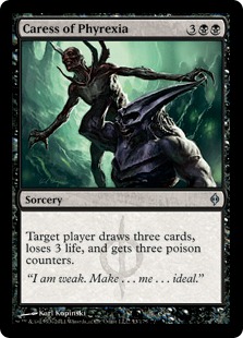 【ENG】【Foil】《ファイレクシアの愛撫/Caress of Phyrexia》[NPH]