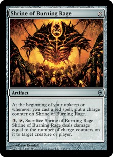 【ENG】【Foil】《燃え上がる憤怒の祭殿/Shrine of Burning Rage》[NPH]