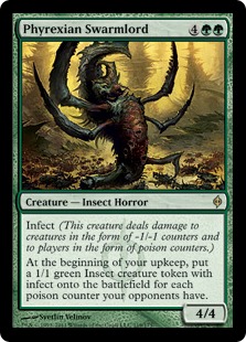 【ENG】《ファイレクシアの群れの王/Phyrexian Swarmlord》[NPH]