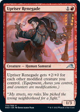 【ENG】【Foil】《蜂起軍の無法者/Upriser Renegade》[NEO]