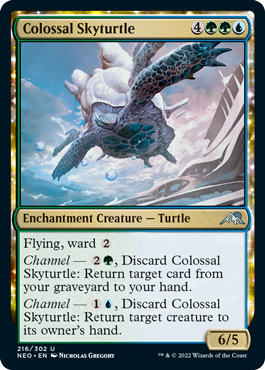 【ENG】【Foil】《巨大な空亀/Colossal Skyturtle》[NEO]