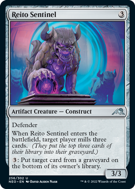 【ENG】【Foil】《霊都の歩哨/Reito Sentinel》[NEO]