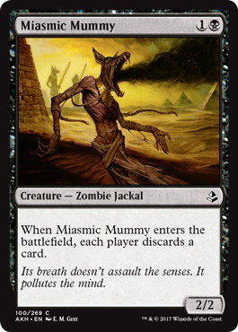 【ENG】《瘴気ミイラ/Miasmic Mummy》[AKH]