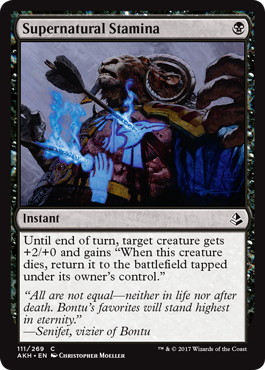 【ENG】《超常的耐久力/Supernatural Stamina》[AKH]
