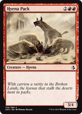 【ENG】《ハイエナの群れ/Hyena Pack》[AKH]