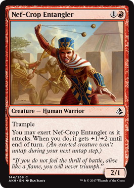 【ENG】《ネフ一門の鉄球戦士/Nef-Crop Entangler》[AKH]