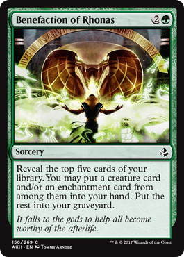 【ENG】《ロナスの施し/Benefaction of Rhonas》[AKH]