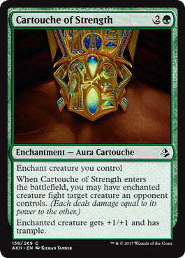 【ENG】《活力のカルトーシュ/Cartouche of Strength》[AKH]
