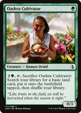 【ENG】《オアシュラの耕作者/Oashra Cultivator》[AKH]
