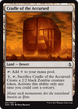 【ENG】《呪われた者の揺り籠/Cradle of the Accursed》[AKH]