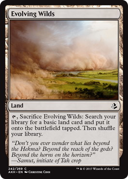 【ENG】《進化する未開地/Evolving Wilds》[AKH]