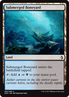 【ENG】《水没した骨塚/Submerged Boneyard》[AKH]