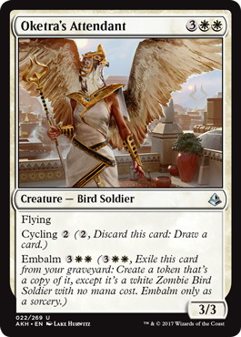 【ENG】《オケチラの従者/Oketra's Attendant》[AKH]