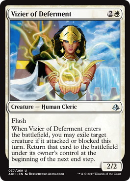 【ENG】《猶予の侍臣/Vizier of Deferment》[AKH]