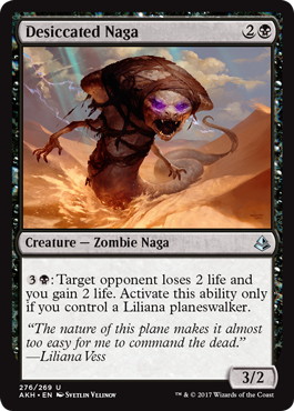 【ENG】《干からびたナーガ/Desiccated Naga》[AKH]