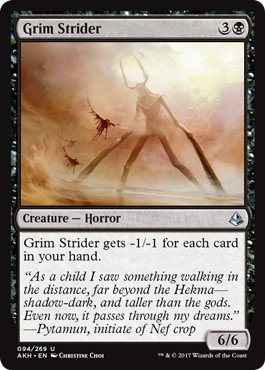 【ENG】《不気味な徘徊者/Grim Strider》[AKH]
