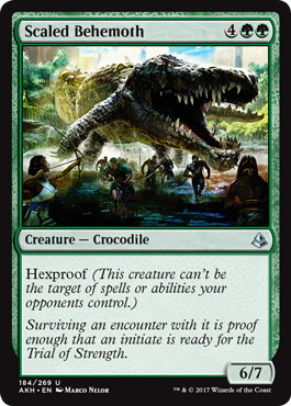 【ENG】《鱗ビヒモス/Scaled Behemoth》[AKH]