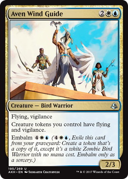 【ENG】《風案内のエイヴン/Aven Wind Guide》[AKH]