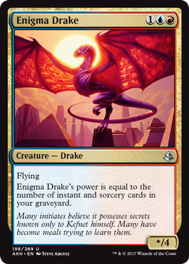 【ENG】《奇怪なドレイク/Enigma Drake》[AKH]