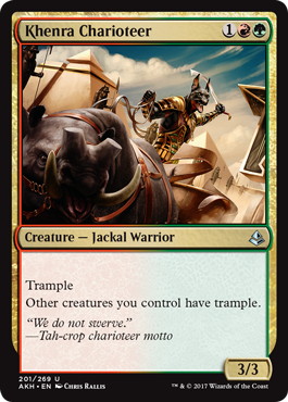 【ENG】《ケンラの戦車乗り/Khenra Charioteer》[AKH]