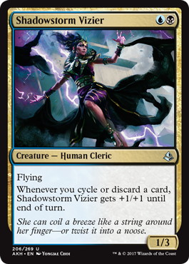 【ENG】《影嵐の侍臣/Shadowstorm Vizier》[AKH]