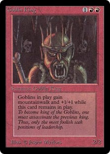 【ENG】《ゴブリンの王/Goblin King》[LEB]