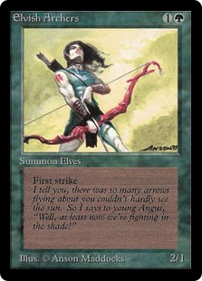 【ENG】《エルフの射手/Elvish Archers》[LEB]