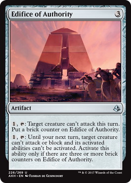【ENG】【Foil】《権威の殿堂/Edifice of Authority》[AKH]