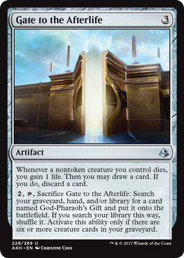 【ENG】【Foil】《来世への門/Gate to the Afterlife》[AKH]