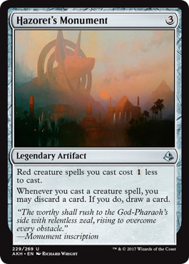 【ENG】【Foil】《ハゾレトの碑/Hazoret's Monument》[AKH]