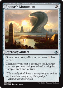 【ENG】【Foil】《ロナスの碑/Rhonas's Monument》[AKH]