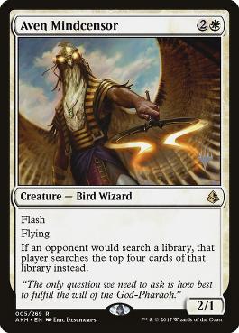 【ENG】《エイヴンの思考検閲者/Aven Mindcensor》[AKH]