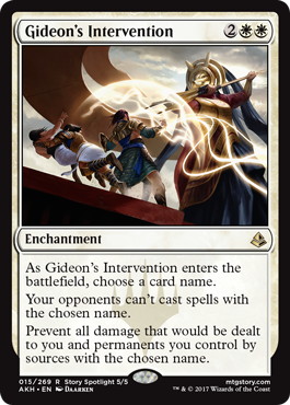 【ENG】《ギデオンの介入/Gideon's Intervention》[AKH]