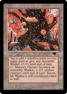 【ENG】《ミシュラの工廠/Mishra's Factory》(秋)[ATQ]