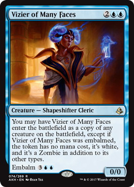 【ENG】《多面相の侍臣/Vizier of Many Faces》[AKH]