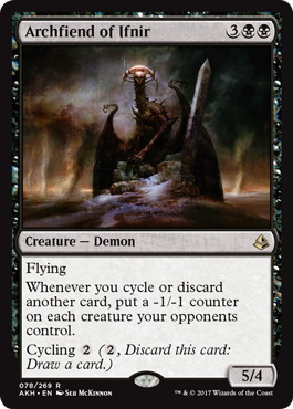 【ENG】《イフニルの魔神/Archfiend of Ifnir》[AKH]