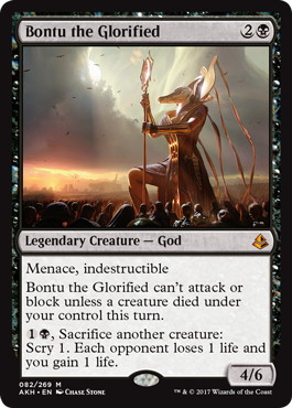 【ENG】《栄光の神バントゥ/Bontu the Glorified》[AKH]