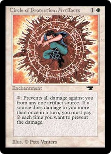 【ENG】《秘宝の防御円/Circle of Protection: Artifacts》[ATQ]