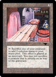 【ENG】《アシュノッドの供犠台/Ashnod's Altar》[ATQ]