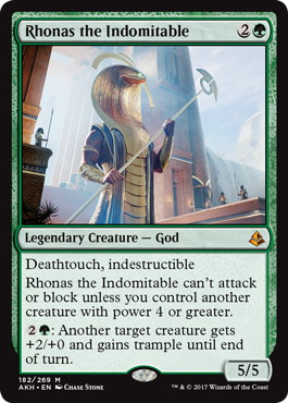 【ENG】《不屈の神ロナス/Rhonas the Indomitable》[AKH]